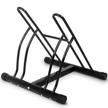 Load image into Gallery viewer, Bike Stand Cycling Rack Floor Storage Organizer for 2-Bicycle
