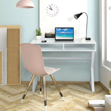 Load image into Gallery viewer, Modern Computer Desk Makeup Vanity Table with 2 Storage Compartments
