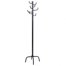 Load image into Gallery viewer, 70&quot; Metal Coat Hat Rack Clothes Hooks Hanger
