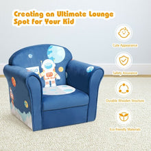 Load image into Gallery viewer, Kids Astronaut Armrest Upholstered Couch
