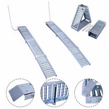 Load image into Gallery viewer, PC 1000 lb Capacity 72&quot; Folding Steel Loading Ramps
