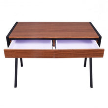 Load image into Gallery viewer, Wooden Top Computer Desk Sturdy Workstation
