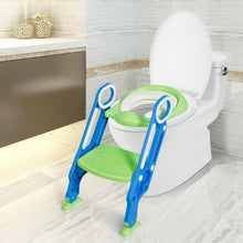 Load image into Gallery viewer, Potty Training Toilet Seat w/ Step Stool Ladder-Blue
