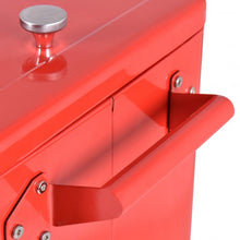 Load image into Gallery viewer, 80 Quart Outdoor Patio Rolling Steel Construction Cooler
