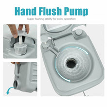 Load image into Gallery viewer, 5.3 Gallon 20L Portable Travel Toilet Potty Commode

