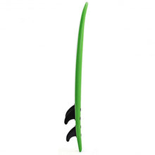Load image into Gallery viewer, 5&#39;5&quot; Ocean Foamie SurfBoard  with Rope and 3 Fins-Green
