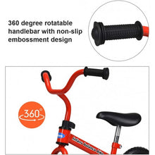 Load image into Gallery viewer, Adjustable Toddler Running Balance Bike with Non-slip Handle-Red
