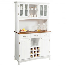 Load image into Gallery viewer, Buffet And Hutch Kitchen Storage Cabinet

