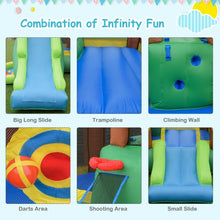 Load image into Gallery viewer, Kids Inflatable Jungle Bounce House Castle with Bag
