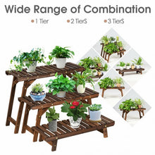 Load image into Gallery viewer, 3 Tier Step Design Plant Shelf Rack
