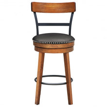 Load image into Gallery viewer, Set of 2 25.5" Swivel Counter Height Dining Chair
