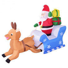 Load image into Gallery viewer, 6&#39; Indoor / Outdoor Inflatable Christmas Santa Claus Elk
