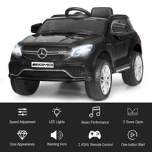 Load image into Gallery viewer, 12V Mercedes Benz GLE Licensed Kids Ride On Car -Black
