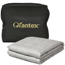 Load image into Gallery viewer, 15 lbs 100% Cotton Weighted Blankets-Light Gray
