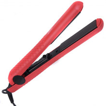 Load image into Gallery viewer, Adjustable Temp Ceramic Hair Straightener Straightens &amp; Curly-Red
