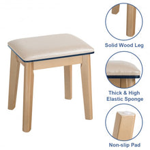 Load image into Gallery viewer, Makeup Vanity Table Set 3 Color Lighting Dressing Table-Navy
