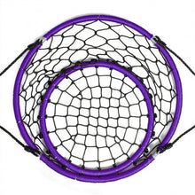 Load image into Gallery viewer, Net Hanging Swing Chair with Adjustable Hanging Ropes-Purple
