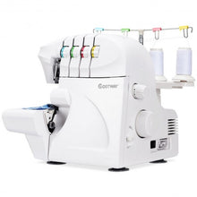 Load image into Gallery viewer, Serger Overlock Sewing Machine with Needles and Lights
