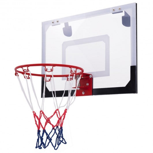 Over-The-Door Mini Basketball Hoop Includes Basketball & Hand Pump