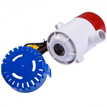Load image into Gallery viewer, 12V 2.0A 500 GPH Electric Bilge Pump Marine Boat Yacht Submersible 3/4&quot; Hose
