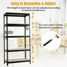 Load image into Gallery viewer, 5-Tier Steel Shelving Unit Storage Shelves Heavy Duty Storage Rack

