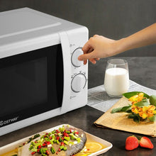 Load image into Gallery viewer, 0.7 Cu. ft Retro Countertop Compact Microwave Oven-White
