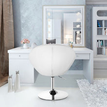 Load image into Gallery viewer, 1Pc Adjustable Modern Swivel Round Tufted-White
