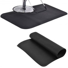 Load image into Gallery viewer, Black Rectangle Barber Salon Floor Mat
