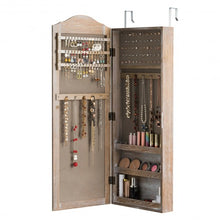 Load image into Gallery viewer, Cabinet Wall/Door Mounted with Mirror Jewelry Armoire
