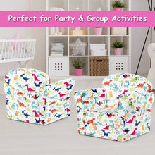 Load image into Gallery viewer, Toddler Children Armrest Cute Lovely Single Sofa
