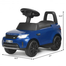 Load image into Gallery viewer, 2-in-1 6V Land Rover Licensed Kids Ride On Car-Blue
