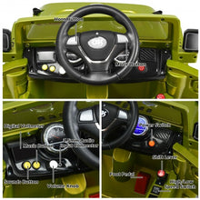 Load image into Gallery viewer, 12 V Kids Ride on Truck with MP3 + LED Lights-Green
