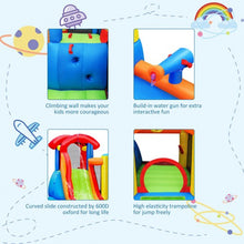 Load image into Gallery viewer, Kid Inflatable Bounce House Water Slide Castle with Blower
