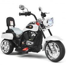 Load image into Gallery viewer, 6V 3 Wheel Kids Motorcycle-White
