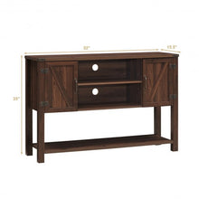 Load image into Gallery viewer, TV Storage Cabinets with Bottom Shelf-Brown
