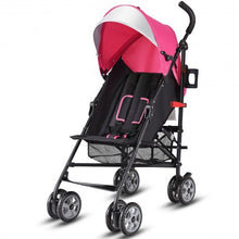 Load image into Gallery viewer, Folding Lightweight Baby Toddler Umbrella Travel Stroller-Pink
