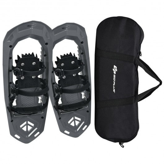 25 inch Lightweight Terrain Snowshoes w/ Bag-Gray