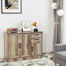 Load image into Gallery viewer, Buffet Storage Cabinet  Kitchen Sideboard with 2 Drawers-Natural
