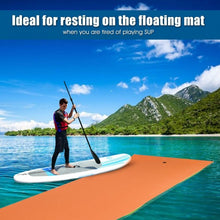 Load image into Gallery viewer, 12’ x 6’ 3 Layer Floating Water Pad-Orange
