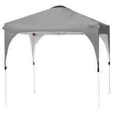 Load image into Gallery viewer, 8&#39; x 8&#39; Outdoor Pop Up Tent Canopy Camping Sun Shelter with Roller Bag-Gray
