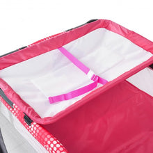 Load image into Gallery viewer, Foldable Travel Baby Crib Playpen Infant Bassinet Bed w/ Carry Bag-Pink
