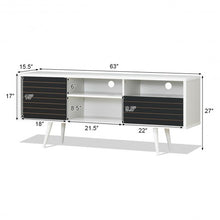 Load image into Gallery viewer, Modern TV Stand with 3 Shelves Storage Drawer
