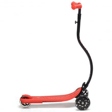 Load image into Gallery viewer, Folding Kids C Shape Anti-Collision Adjustable Kick Scooter -Red
