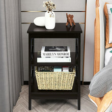 Load image into Gallery viewer, 3-tier Nightstand Sofa Side End Accent Table-Coffee
