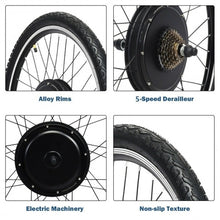 Load image into Gallery viewer, 26&quot; x 1.95&quot; Rear Wheel Electric Bicycle Kit
