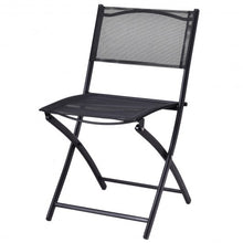 Load image into Gallery viewer, 3 pcs Outdoor Folding Bistro Table Chairs Set
