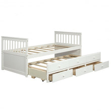 Load image into Gallery viewer, Alternative Twin Captain&#39;s Bunk Bed-White
