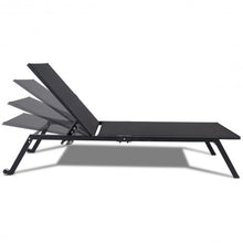 Load image into Gallery viewer, Outdoor Patio Height Adjustable Sling Armless Lounge Chaise
