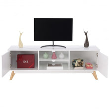 Load image into Gallery viewer, Entertainment Center Console TV Shelf  Stand with 2 Doors
