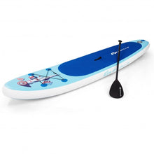 Load image into Gallery viewer, 10&#39; Inflatable Stand Up Paddle Board with Adjustable Paddle Pump

